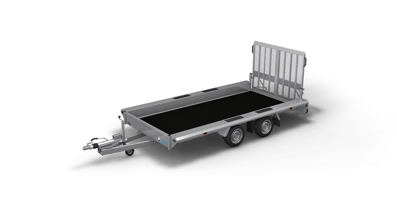  HAPERT transport trailer INDIGO LF-2 non-tilting machine transporter 