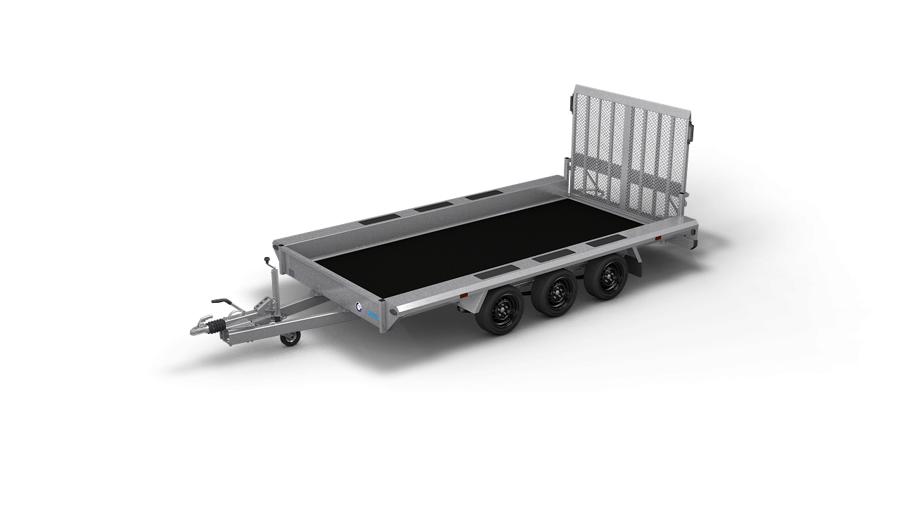  HAPERT transport trailer INDIGO LF-3 non-tilting machine transporter 